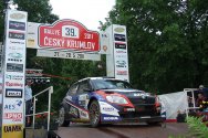 Rallye Český Krumlov: Kresta / Gross v cíli soutěže